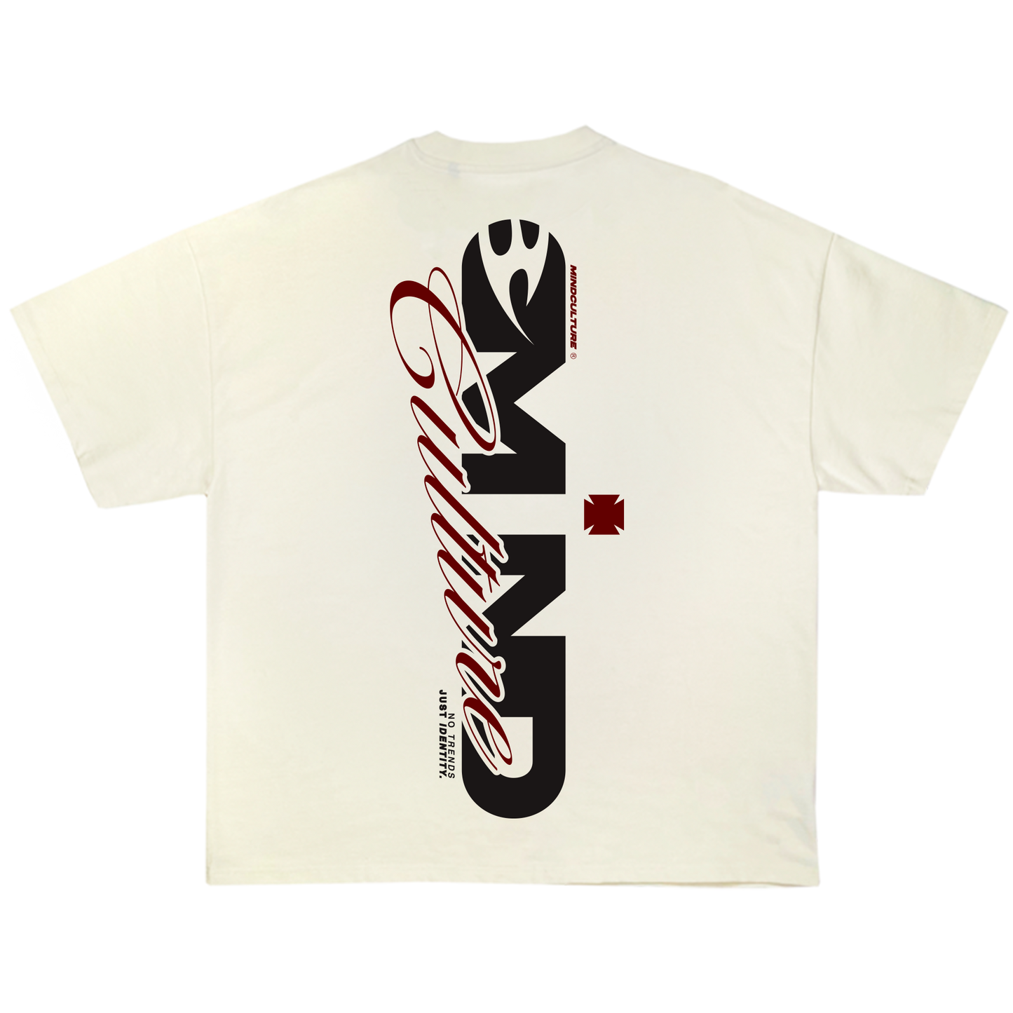 "CORE IDENTITY TEE" OFF WHITE