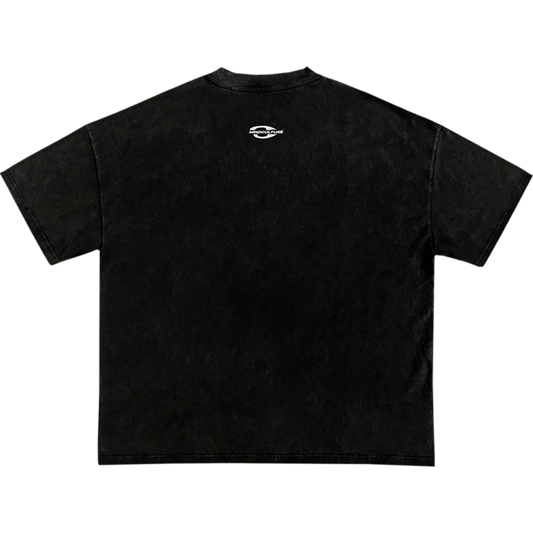 "UNLEASHED VISION TEE" WASHED BLACK