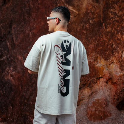 "CORE IDENTITY TEE" OFF WHITE