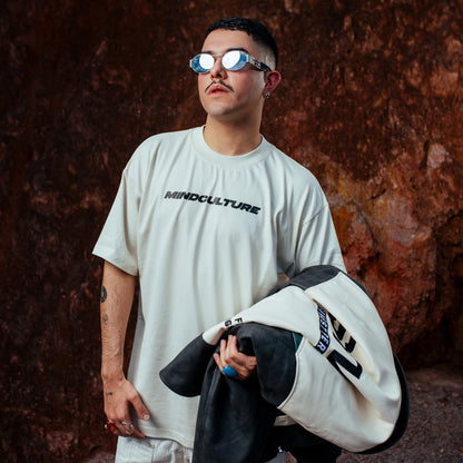 "CORE IDENTITY TEE" OFF WHITE