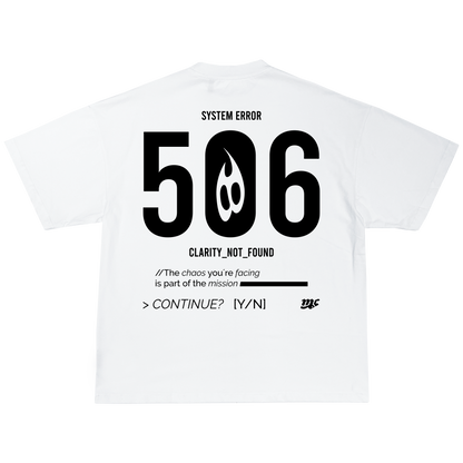 "SYSTEM ERROR" WHITE