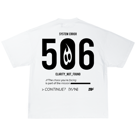 "SYSTEM ERROR" WHITE