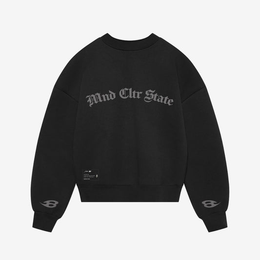 SWEATER "MND CLTR" BLACK