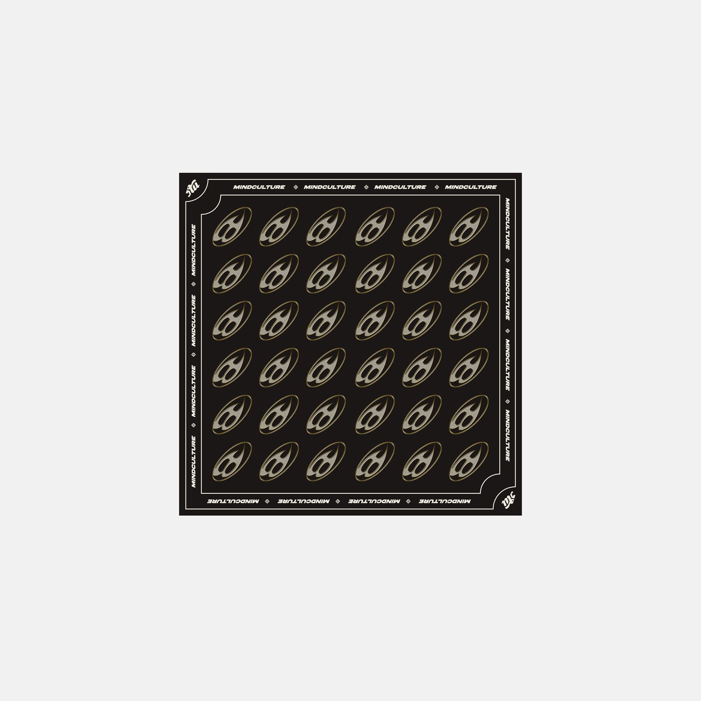 MINDCULTURE - GOLDEN MONOGRAM BANDANA