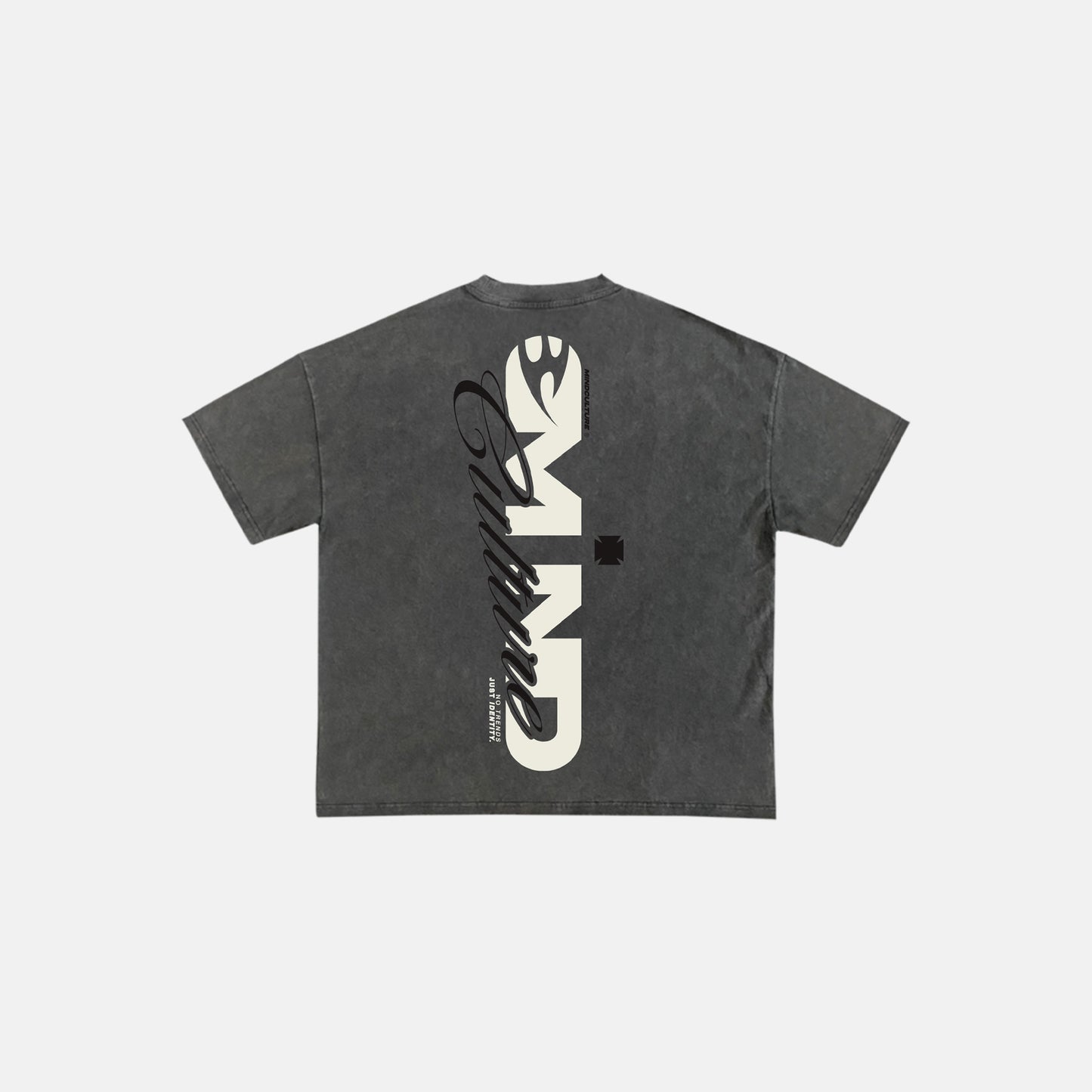 "IDENTITY TEE" GRAY