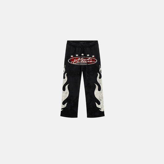 MINDCULTURE - FLAME JOGGER BLACK