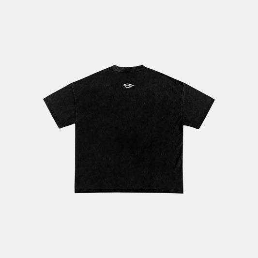 "UNLEASHED VISION TEE" WASHED BLACK