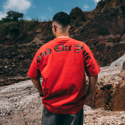 "VOICES OF THE SELF" DENIM RED