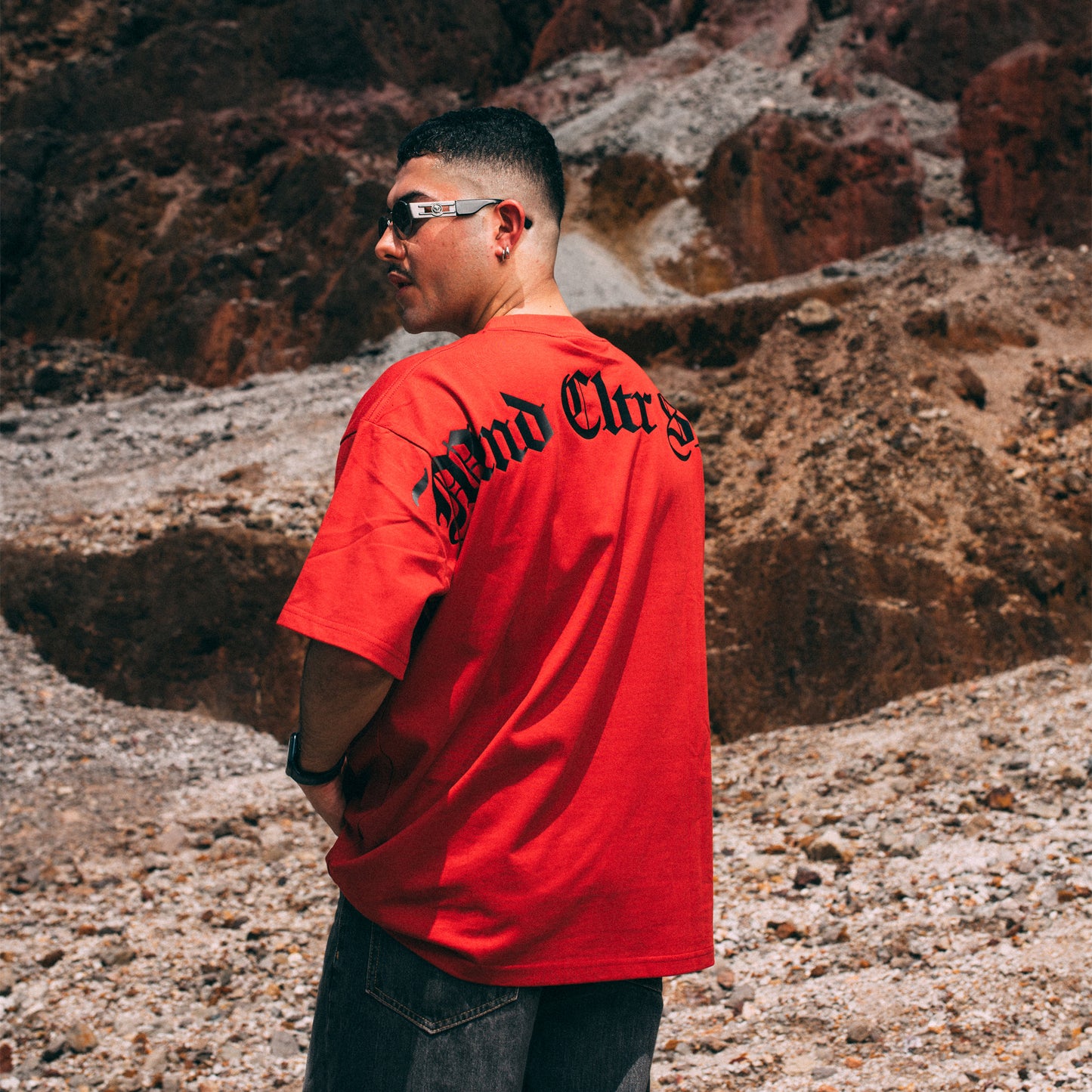 "VOICES OF THE SELF" DENIM RED