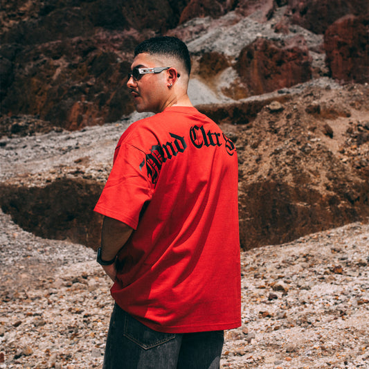 "VOICES OF THE SELF" DENIM RED
