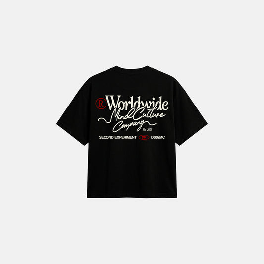 CAMISETA "WORLDWIDE MND CLTR" BLACK