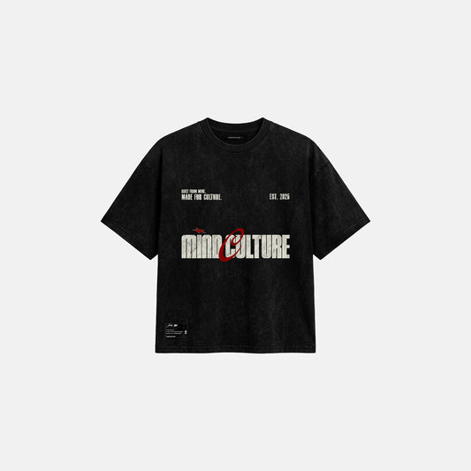 MIND CULTURE – STAR CULTURE WASHED BLACK
